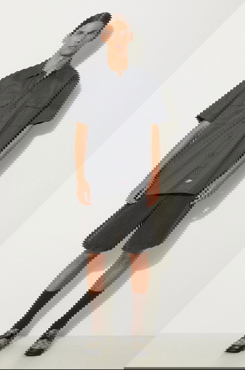 Košeľa Dickies Short Sleeve Shirt Classic Collar Two Chest Pockets Regular Fit Šedá | DK0A4XK7CH0, 1