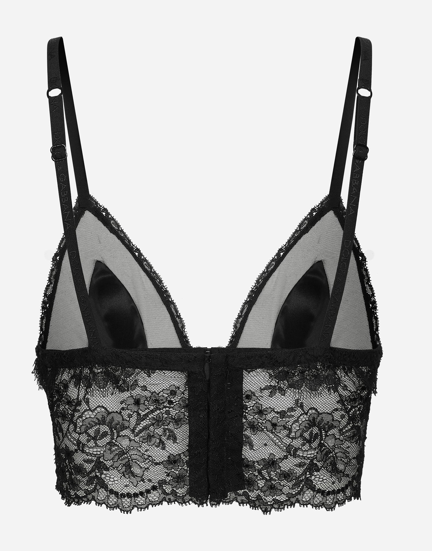 Podprsenka Dolce & Gabbana Lace Bralette Čierna | O7C46TONO23N0000, 1