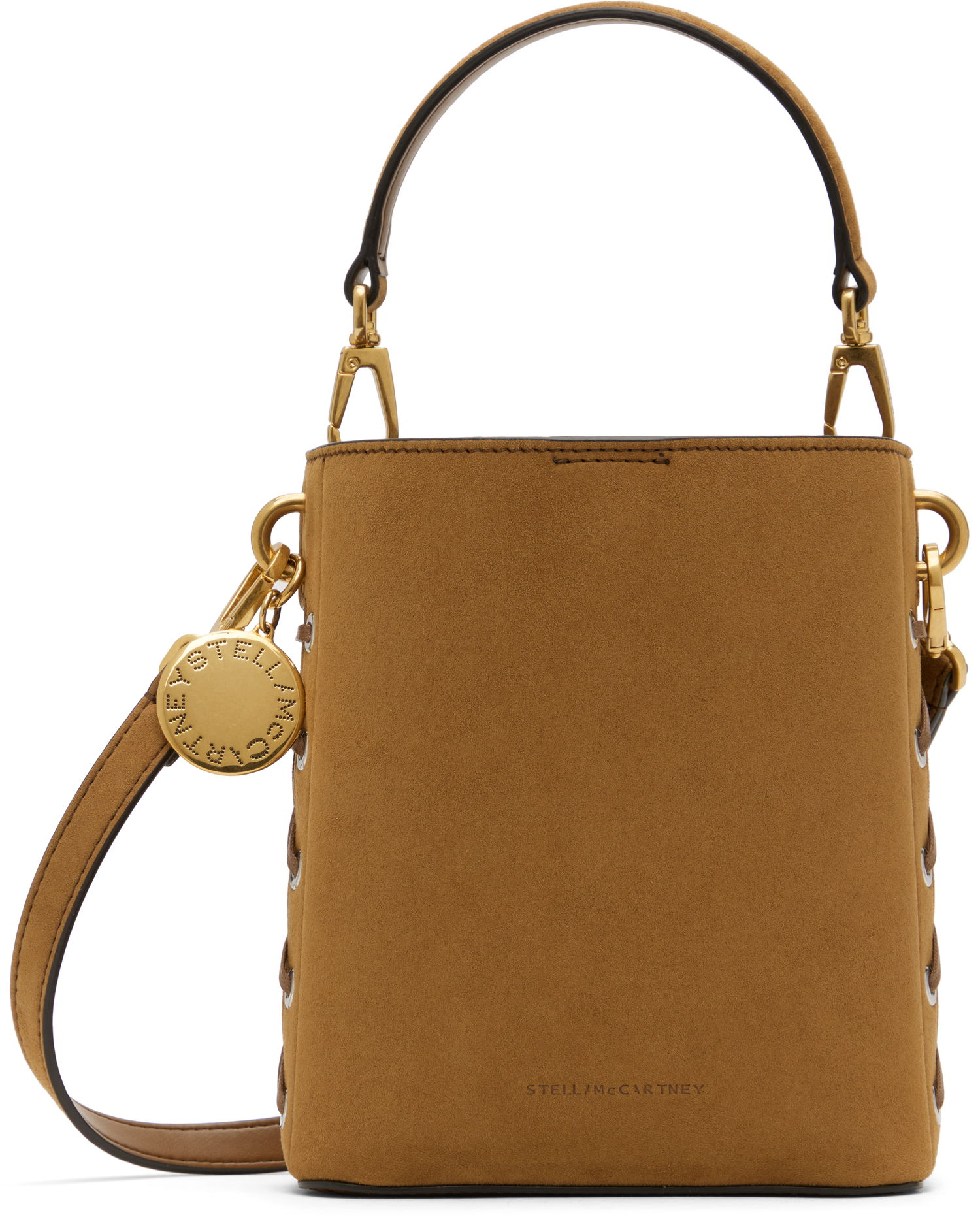 Kabelka Stella McCartney Whipstitched Bucket Bag Hnedá | 7B0093WP0518, 0
