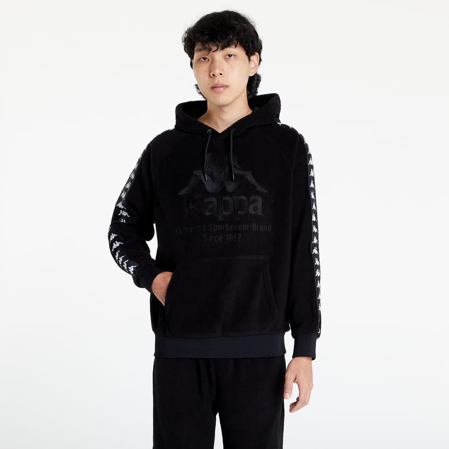 Mikina Kappa Banda Viper Hoodie Čierna | 34181UW C4I, 0