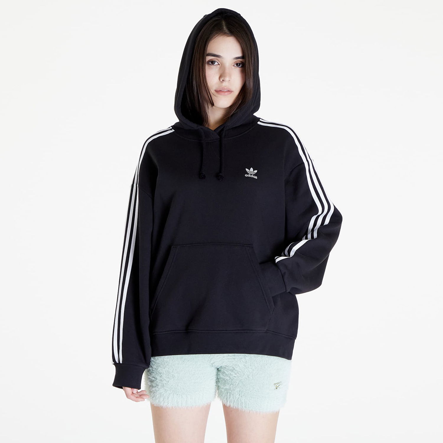 Mikina adidas Originals Adicolor Classics Oversized Hoodie Čierna | IB7454, 1