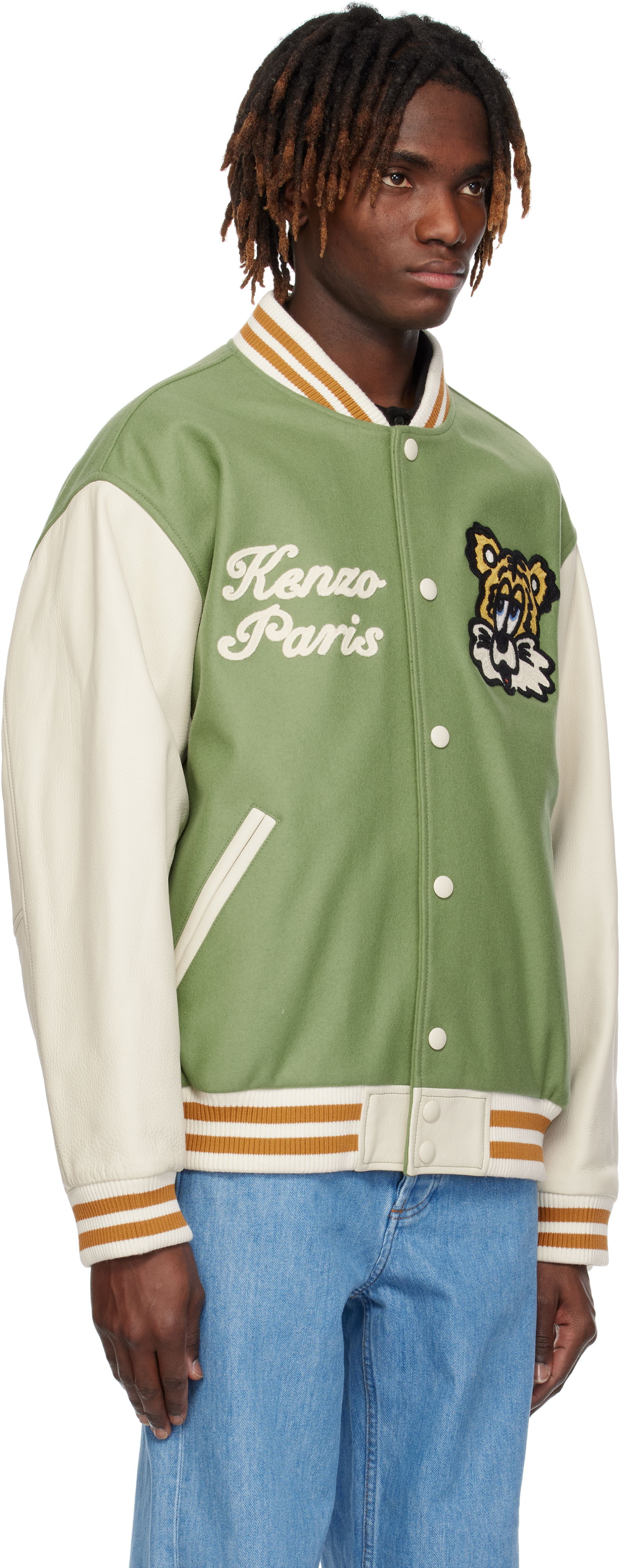 Bomber bunda KENZO VERDY Edition Varsity Bomber Jacket Zelené | FF58BL1509OH, 1