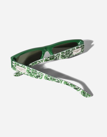 Slnečné okuliare Dolce & Gabbana Dolce & Gabbana Maiolica Verde Sunglasses Zelené | VG400MVP6719V000, 3