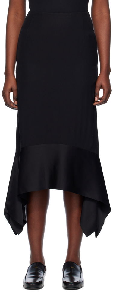 Sukňa TOTEME Asymmetrical Maxi Skirt Čierna | 241-WRB1016-FB0020, 0