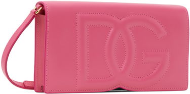 Taška cez rameno Dolce & Gabbana Dolce&Gabbana Logo Phone Bag Ružová | BI3279AG081, 1