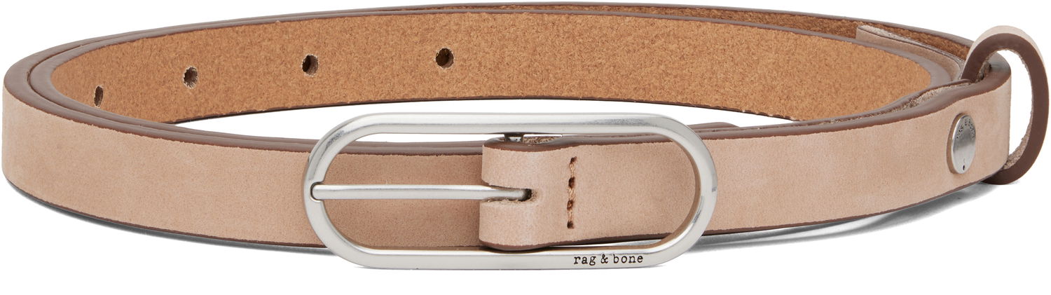 Opasok rag & bone Rag & Bone Baby Rounded Rebound Belt Béžová | WJW25PB1006SU6, 0