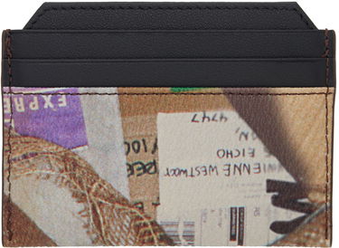 Oblečenie Vivienne Westwood Black & Beige Slim Card Holder Béžová | 5403000BU-S001S-, 1