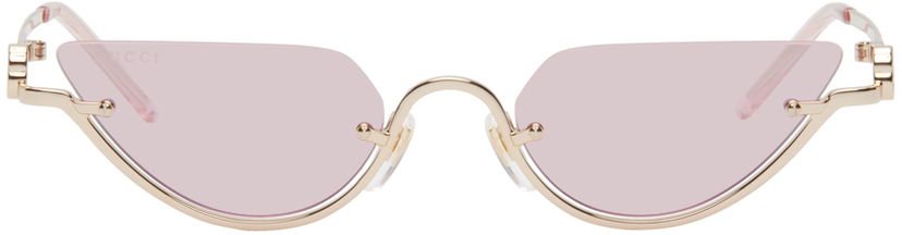 Slnečné okuliare Gucci Gold Cat-Eye Sunglasses Ružová | GG1603S