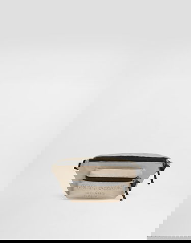 Ľadvinka Dolce & Gabbana Dolce & Gabbana Nylon Belt Bag With Logo Béžová | EM0103AB12480009, 0