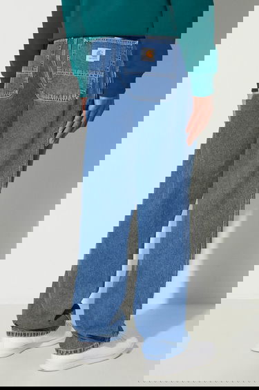 Džínsy Carhartt WIP Simple Pant Loose Fit Jeans Modrá | I022947.106, 2