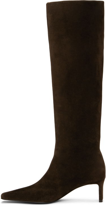 Tenisky a topánky Khaite Khaite Ona Suede Knee-High Boots Hnedá | F1099-726, 2