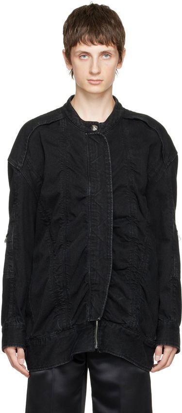 Bunda We11done We11done Bomber Denim Jacket Čierna | WD-DJ3-21-331-U-BK, 0