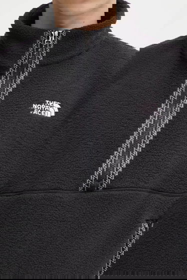 Mikina The North Face Fleeski Quarter-Zip Sherpa Fleece Pullover Čierna | NF0A88XRKX71, 3