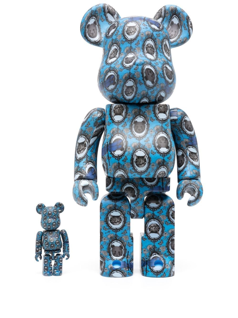 Zberateľské Medicom Toy Bearbrick Robe Japonica collectible statue - Blue Modrá | 453095660184718036142, 0