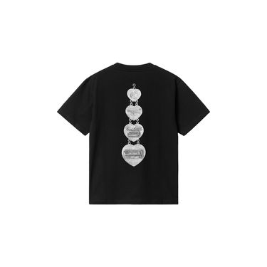Tričko Carhartt WIP Women's Carhartt WIP Hartt Chain Short Sleeve T-Shirt Čierna | I034703_8, 2