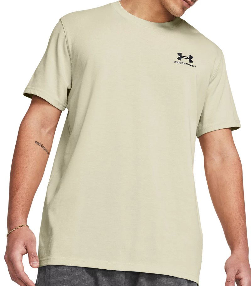 Tričko Under Armour UA M LOGO EMB HEAVYWEIGHT SS-BRN Béžová | 1373997-273, 0