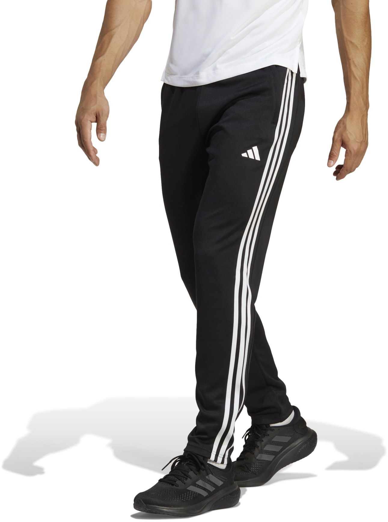 Nohavice adidas Originals Train Essentials 3-Stripes Čierna | ib8168, 0
