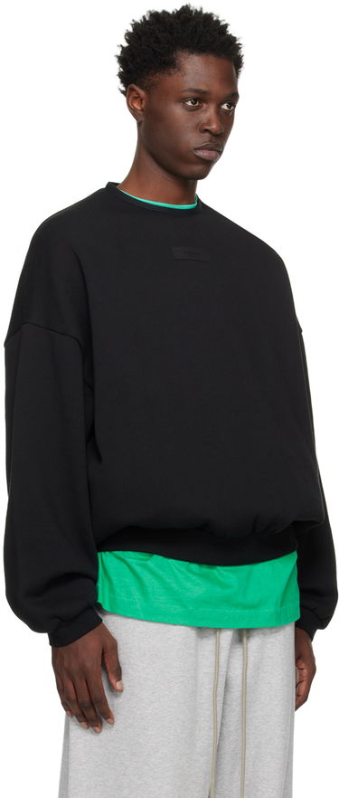 Sveter Fear of God Essentials Crewneck Sweatshirt Čierna | 192SP244684F, 1