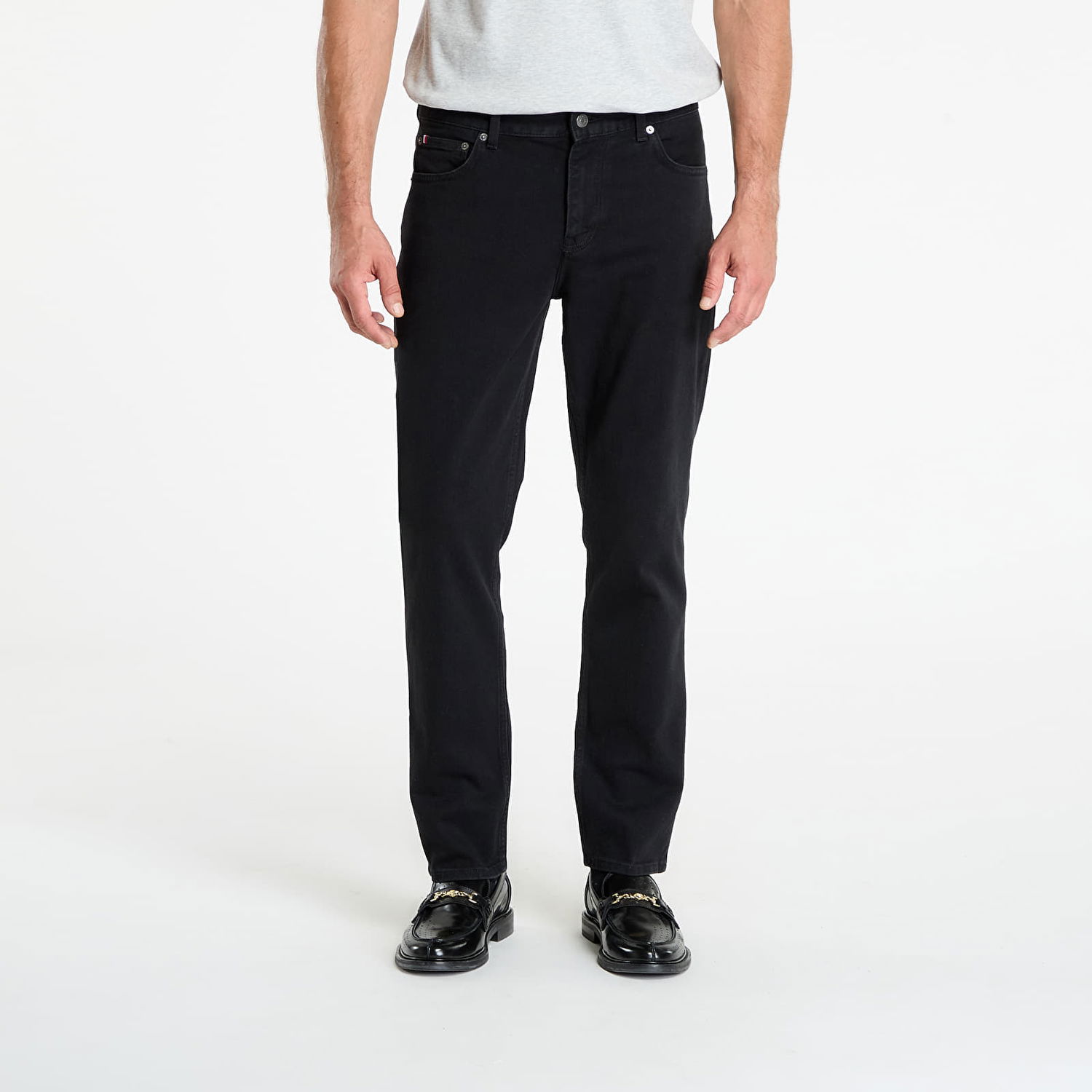 Džínsy Tommy Hilfiger Tommy Hilfiger Denton Straight Jeans W33/L32 Čierna | MW0MW40564 1B4, 0