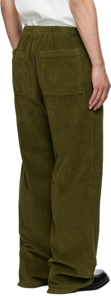 Nohavice LES TIEN Les Tien Heavyweight Utility Puddle Sweatpants Zelené | WC-3089-SW, 2