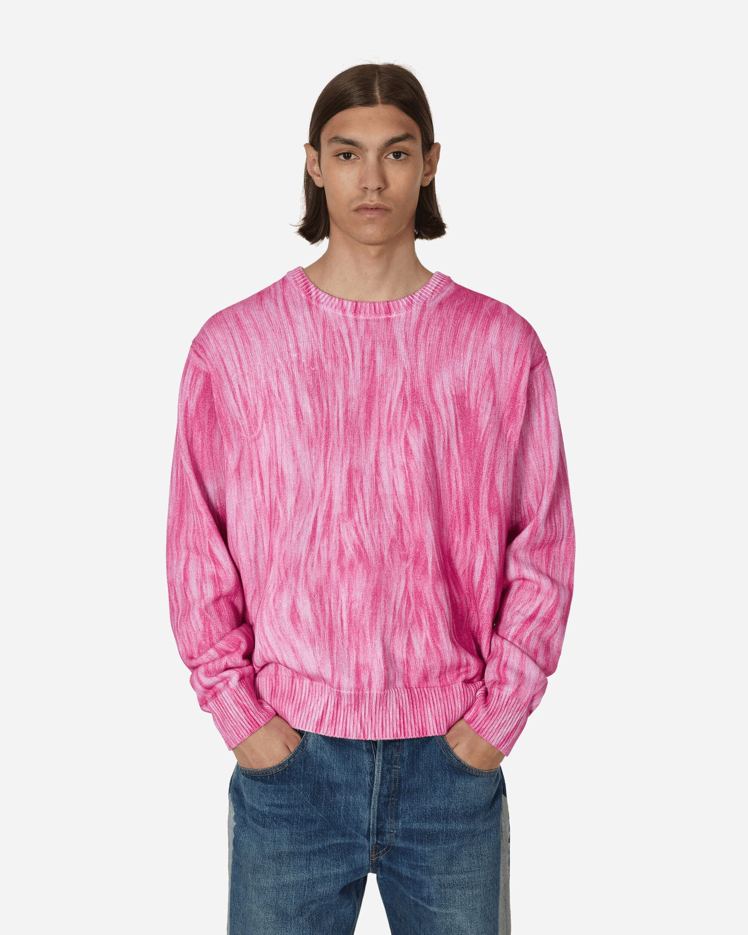 Sveter Stüssy Printed Fur Sweater Ružová | 117171 PINK, 1