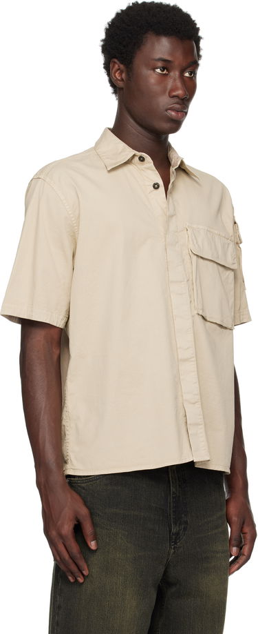 Košeľa Stone Island Supima Cotton Twill Stretch-TC Shirt Béžová | K2S15 1100007 S0010, 1