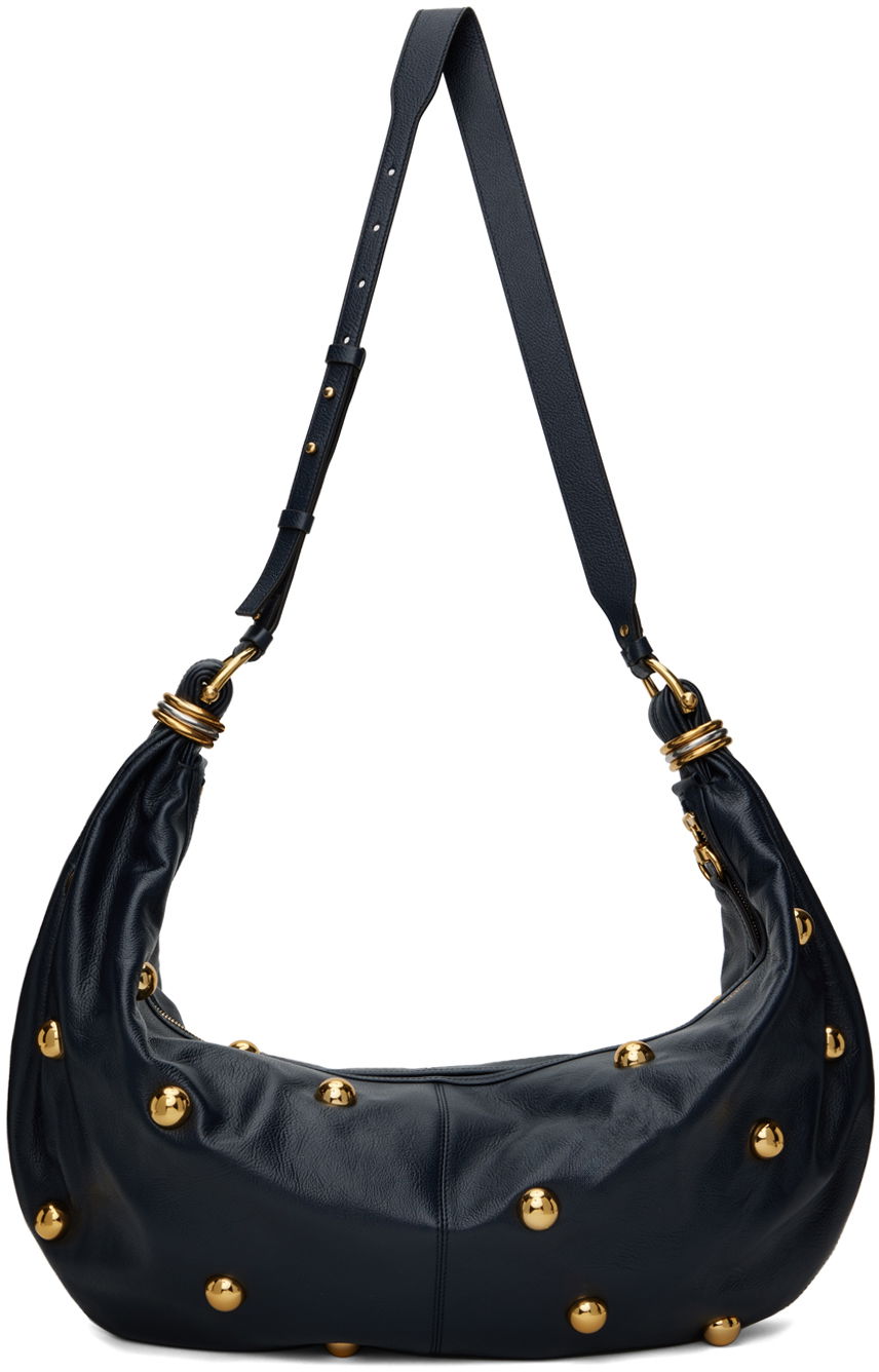 Kabelka CHLOÉ Large Bracelet Stud Bag Navy | CHC24WS610O41, 0