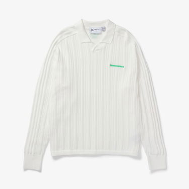 Dres adidas Originals Humanrace x Knit Long Sleeve Jersey "Cloud White" Biela | HZ8138, 3