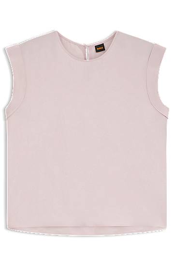 Košeľa BOSS Regular Fit Blouse with Keyhole Closure Ružová | 50543548, 0