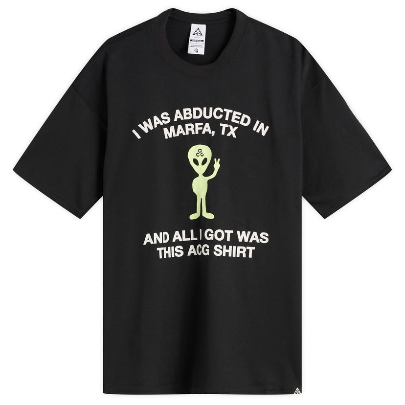 Tričko Nike ACG Alien T-Shirt Čierna | HV2168-010