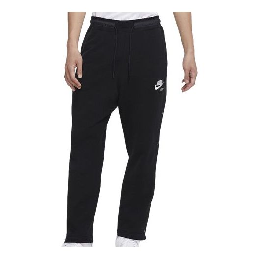 Tepláky Nike Sportswear French Terry Embroidered Pattern Long Pants Čierna | CU3821-001