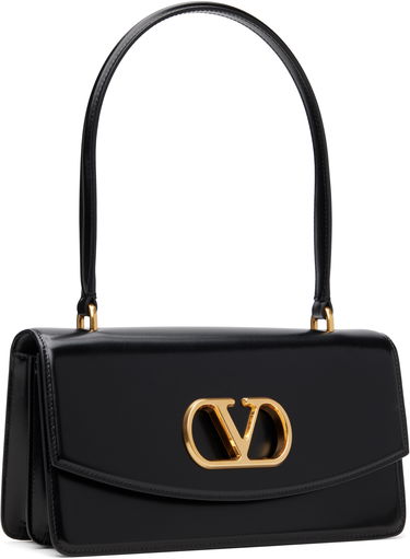 Taška cez rameno Valentino Vain Gold-tone VLogo Shoulder Bag Čierna | 7W2B0R93GCB, 1