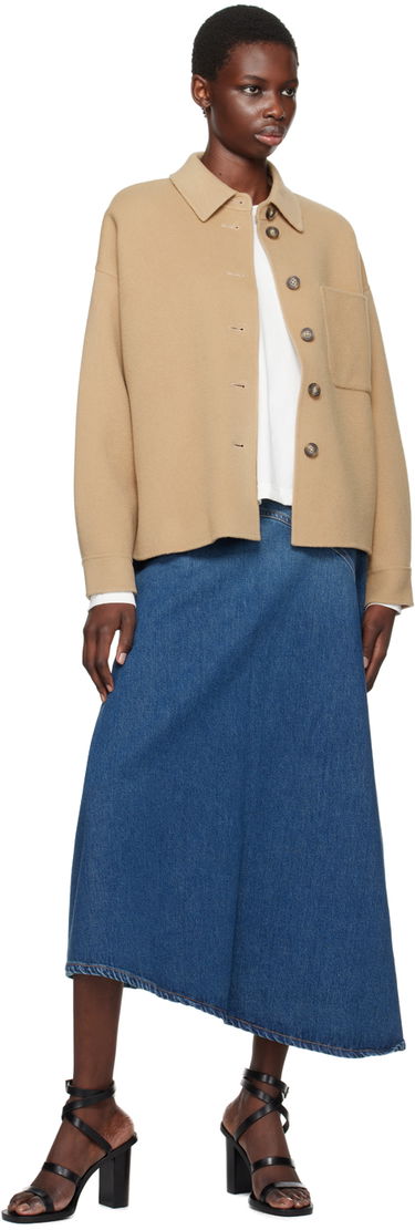 Sukňa Max Mara Max Mara Denim Midi Skirt Modrá | 2425106071600, 3