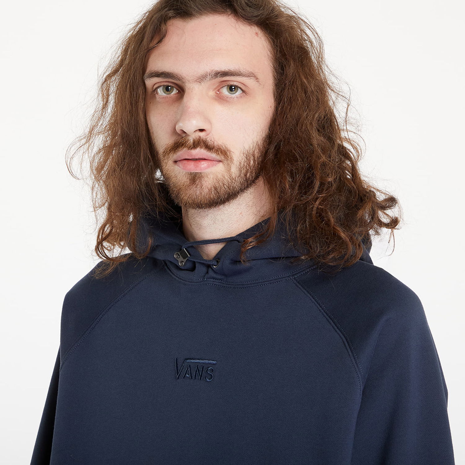 Mikina Vans Fleece Hoodie Navy | VN000GZ1D6Q, 0