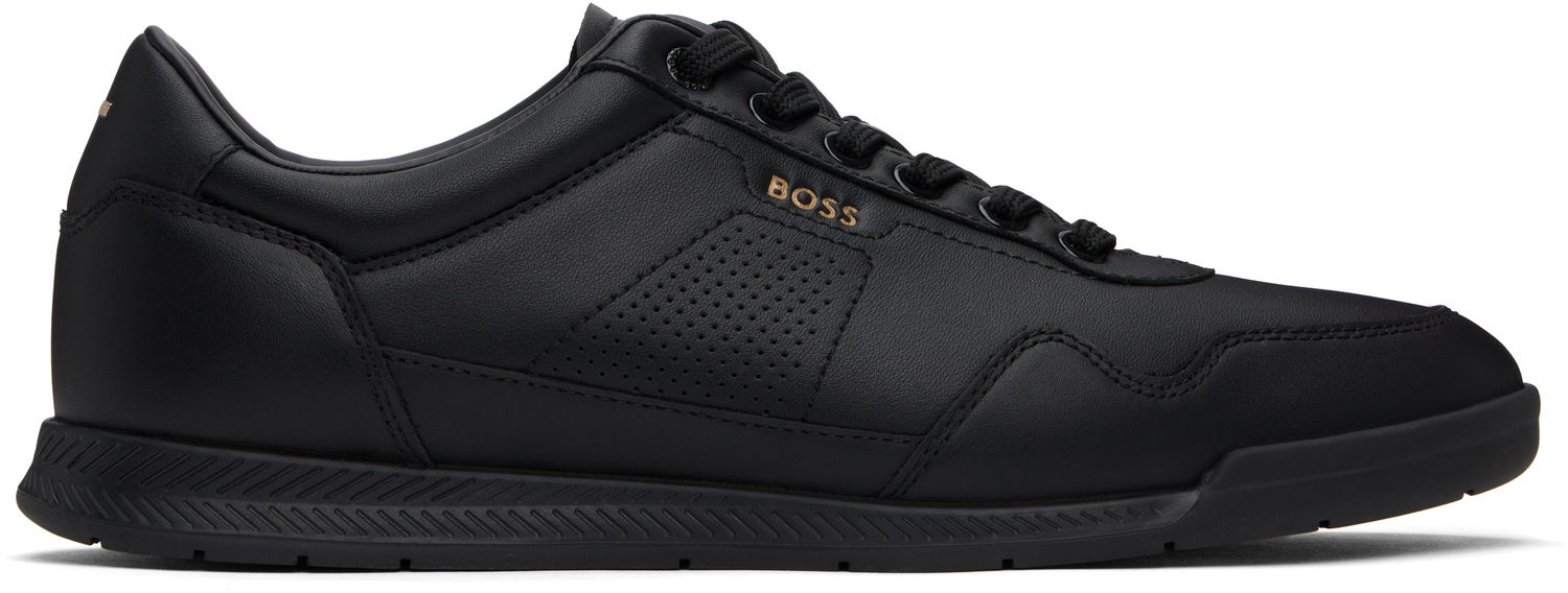 Oblečenie BOSS BOSS Nappa-Leather Čierna | 50542099, 0