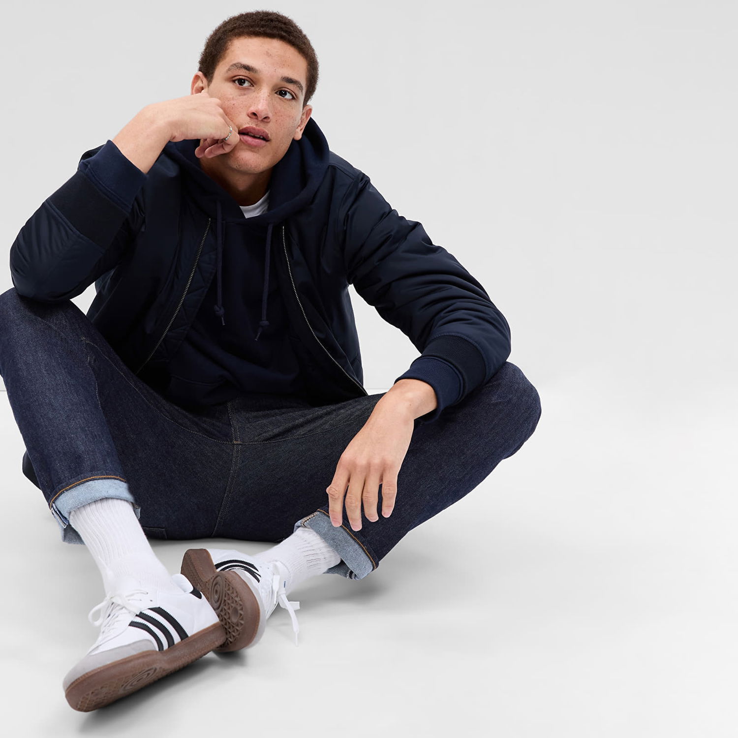 Džínsy GAP Denim Pants Slim Resin Rinse 063 Čierna | 709142-00, 1
