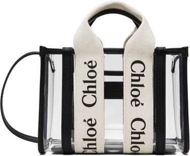 Kabelka CHLOÉ Chloé Woody Clear Tote Čierna | CH25UP237P65, 0