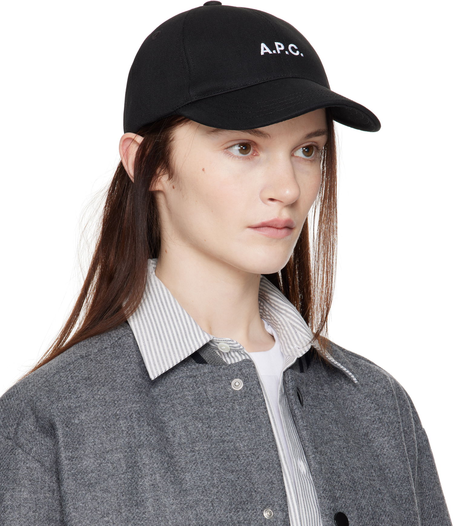 Šiltovka A.P.C. Designer Baseball Cap Čierna | COHFK-M24069, 1