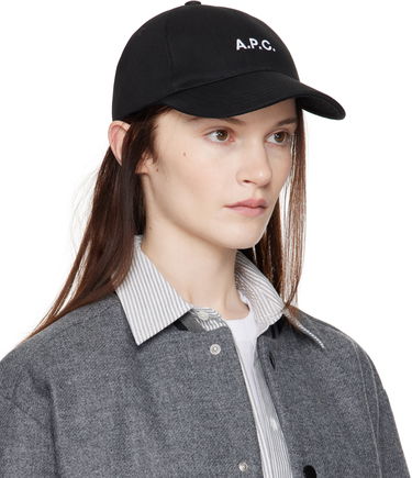 Šiltovka A.P.C. Designer Baseball Cap Čierna | COHFK-M24069, 1