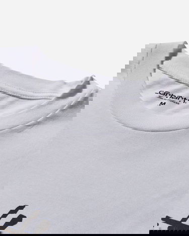 Tričko Carhartt WIP Brush Wip T-Shirt White Šedá | I033952 02XX, 3