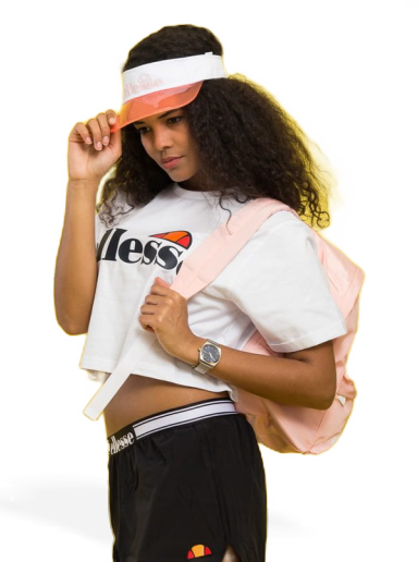 Crop Top Ellesse Alberta T-shirt Biela | SGS04484