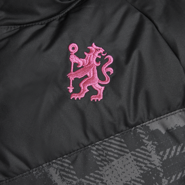 Prešívaná bunda Nike Chelsea FC Hooded Synthetic-Fill Jacket Čierna | FZ8635-010, 4