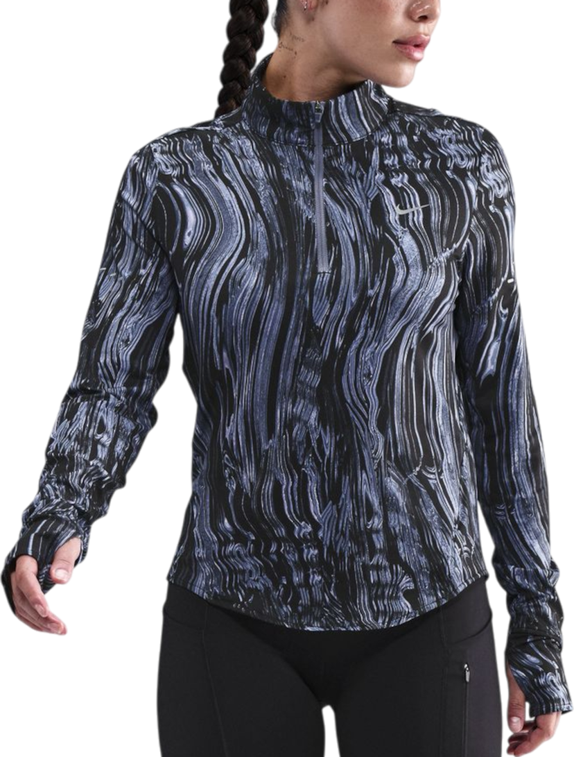 Tričko Nike Wavy Pattern Swift Quarter-Zip Running Top Rôznofarebný | hv8921-499