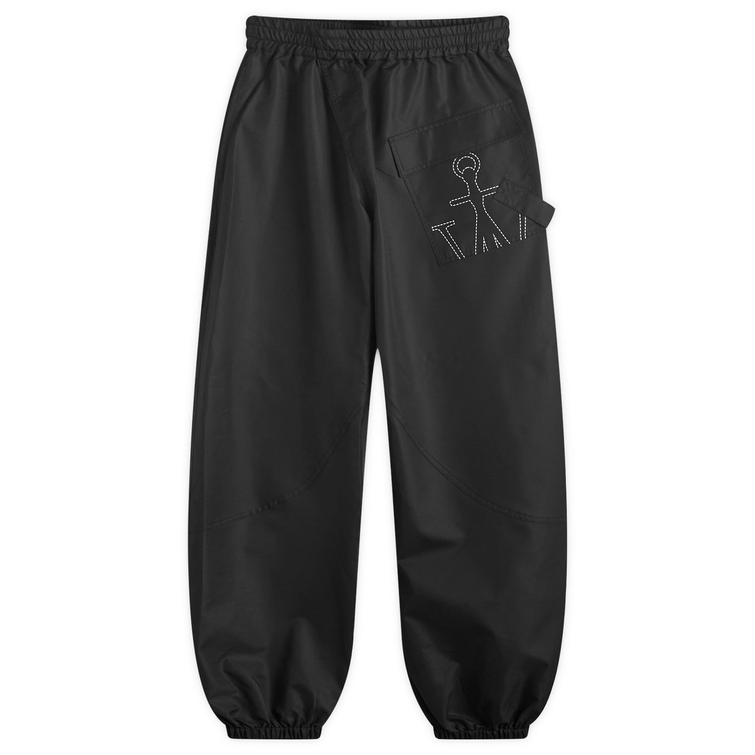 Tepláky JW Anderson Twisted Logo Joggers Čierna | TR0312-PG1345-999, 0