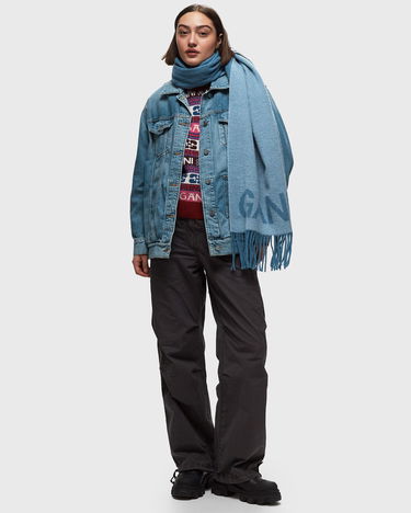 Bunda GANNI Oversize Denim Jacket Modrá | J1373, 1