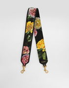 Dolce & Gabbana Floral Embellished Brocade Shoulder Strap