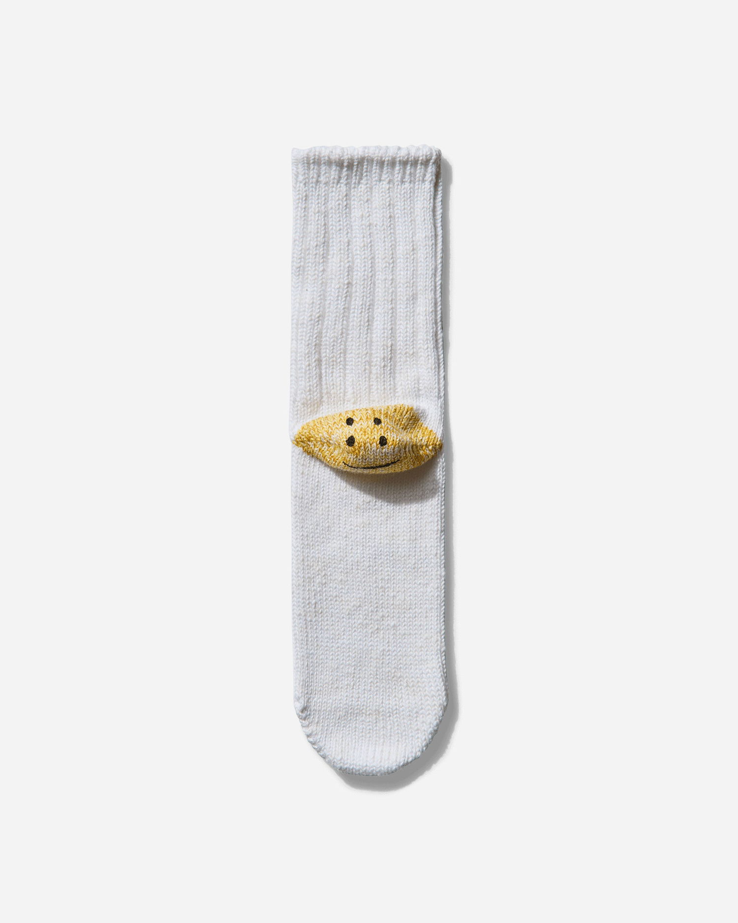 Ponožky KAPITAL 3x1 Rib Happy Heel Socks Biela | EK-1363XS 1, 1