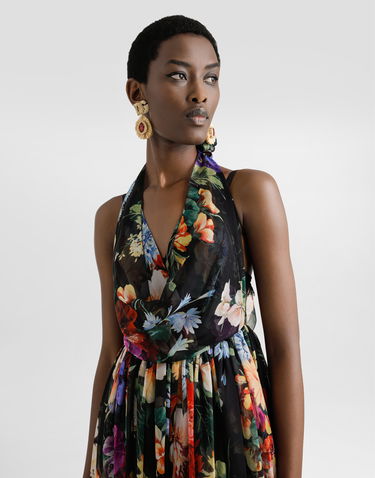 Šaty Dolce & Gabbana Dolce & Gabbana Flower Bouquet-Print Halter Dress Rôznofarebný | F6ALPTIS1Y5HN5PC, 3