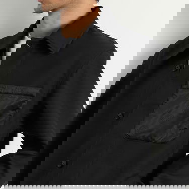 Bunda Casablanca Bonded Techno Wool Workwear Jacket Čierna | M-AW25-OT-215-01, 5