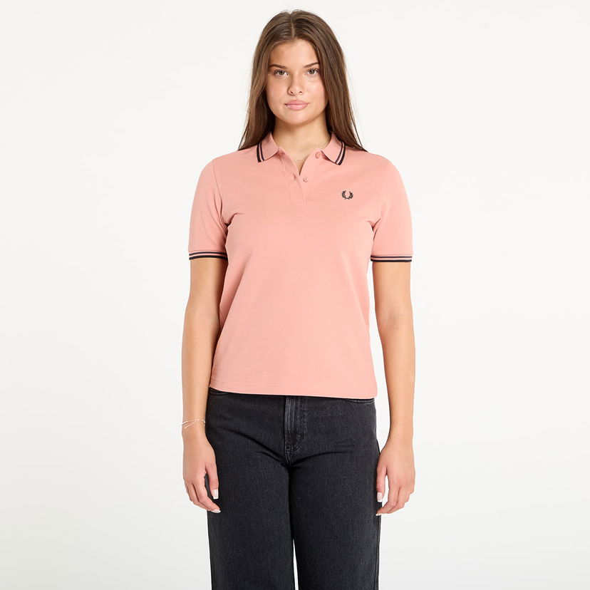 Polo tričko Fred Perry Fred Perry Twin Tipped Polo Shirt Ružová | G3600 Z75